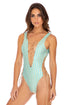 Luli Fama Dotted Delight Open side one piece bodysuit